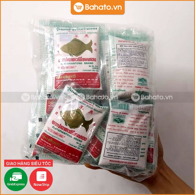 Bột rau câu con cá vàng Thái Lan (40 gói 25g) 1kg