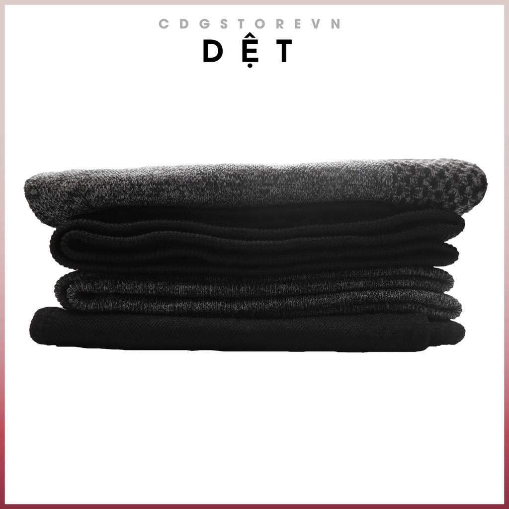 Quần Legging thun thể thao Nữ DỆT - Màu Đen - Xám - thun co giãn 4 chiều, thoát mồ hôi tốt, chuyên tập GYM và Yoga | BigBuy360 - bigbuy360.vn