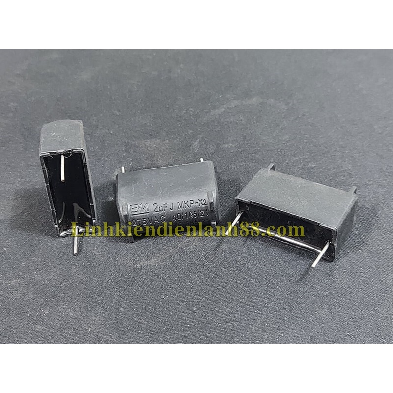 Tụ Bếp Từ MKP 2UF 275VAC 400VDC Dáng Đứng Mới !