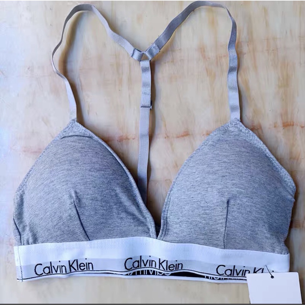 Áo lót/ Bra 3 dây CK chất cotton thể thao năng động có đệm lót loại dây nhỏ,sexy gợi cảm dành cho nữ | BigBuy360 - bigbuy360.vn