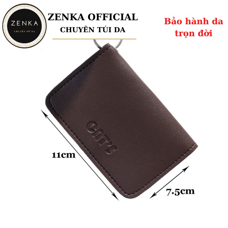Ví đựng thẻ Zenka đựng card, tiền lẻ, vé gửi xe, làm móc khóa rất tiện dụng và đẹp mắt