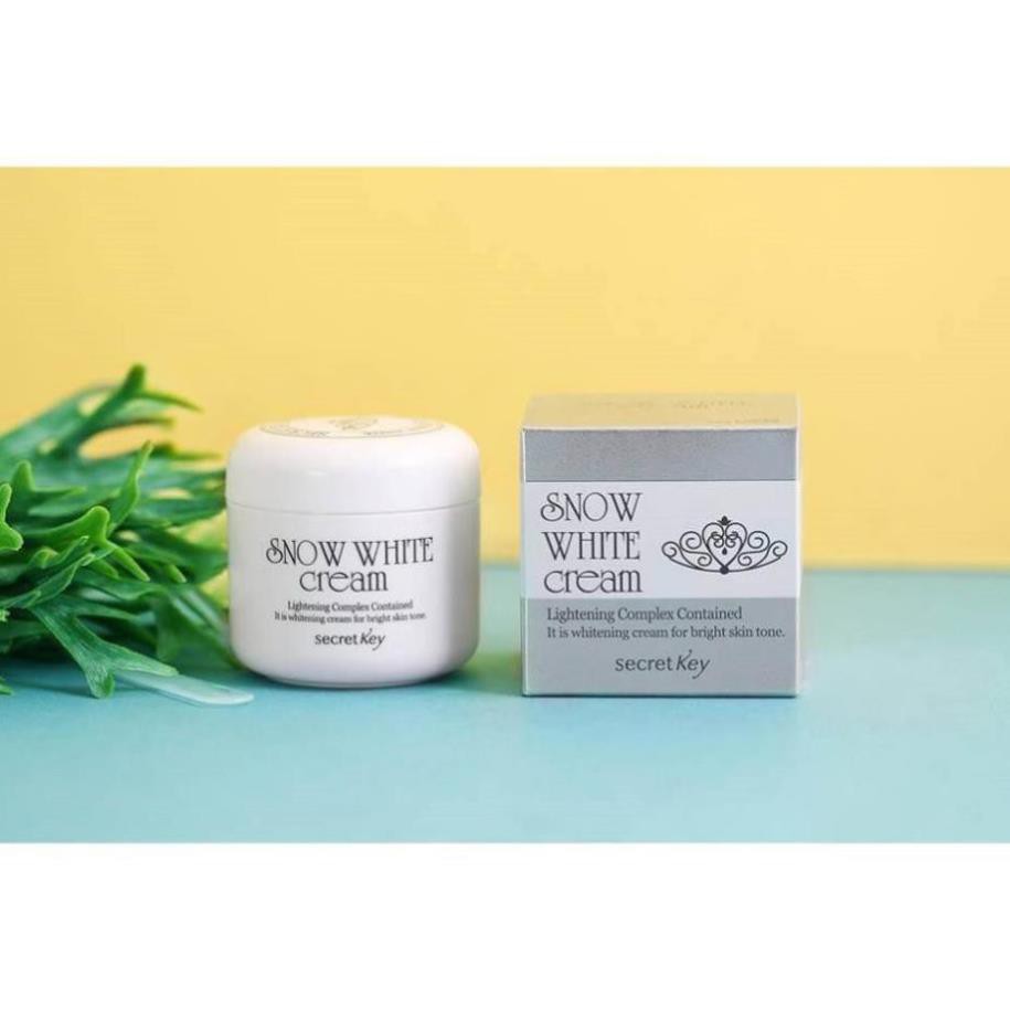 Bộ dưỡng trắng da toàn diện Secret Key (Snow White Cream 50g + Snow White Milky 200g)