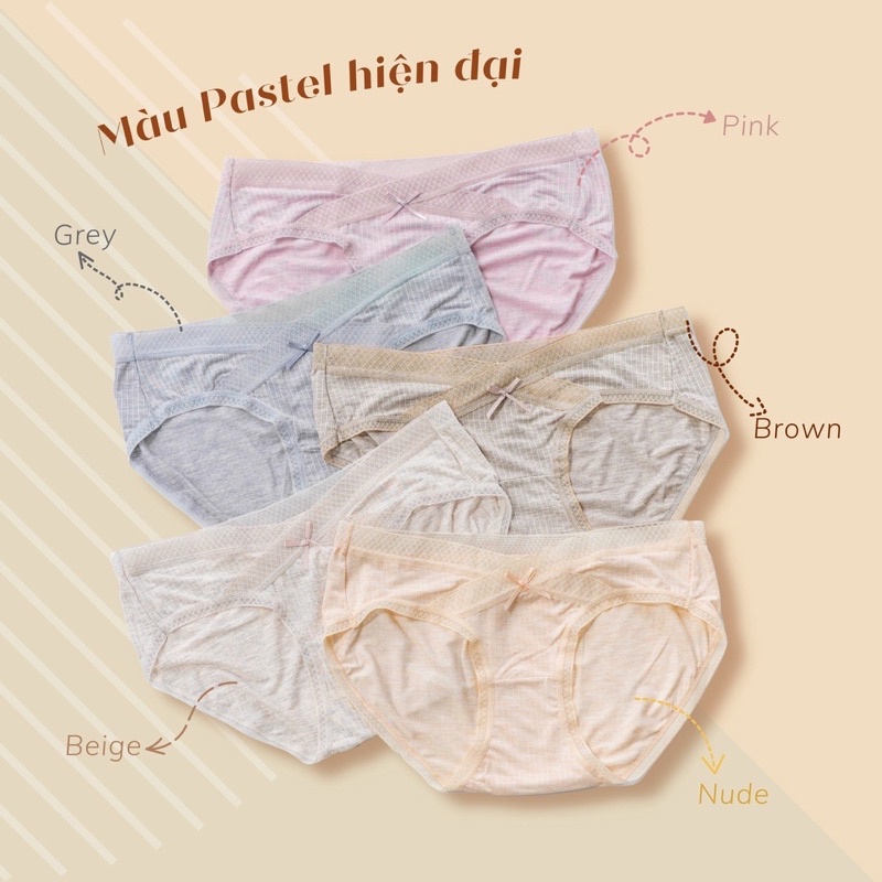 QUẦN LÓT BẦU CHO MẸ SAU SINH, CHO CON BÚ SIÊU MỀM MÁT, CO DÃN