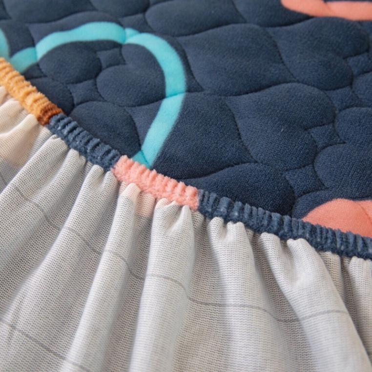 Ga gối nỉ thương hiệu trần trái tim