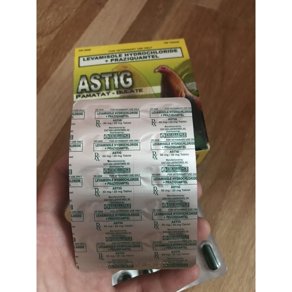 1 vĩ 10 viên xo lai Astig cho gà