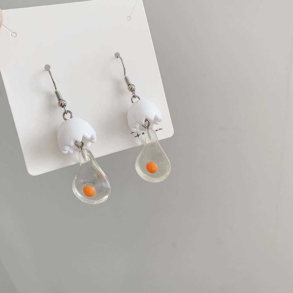 Bông Tai Hình Trứng Vui Nhộn Thời Trang Cho Nữ