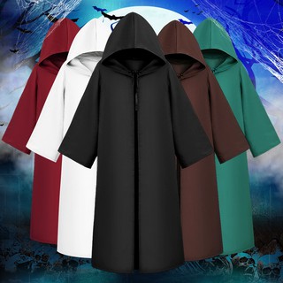 Áo Choàng Phù Thủy Màu Đen Hóa Trang Halloween