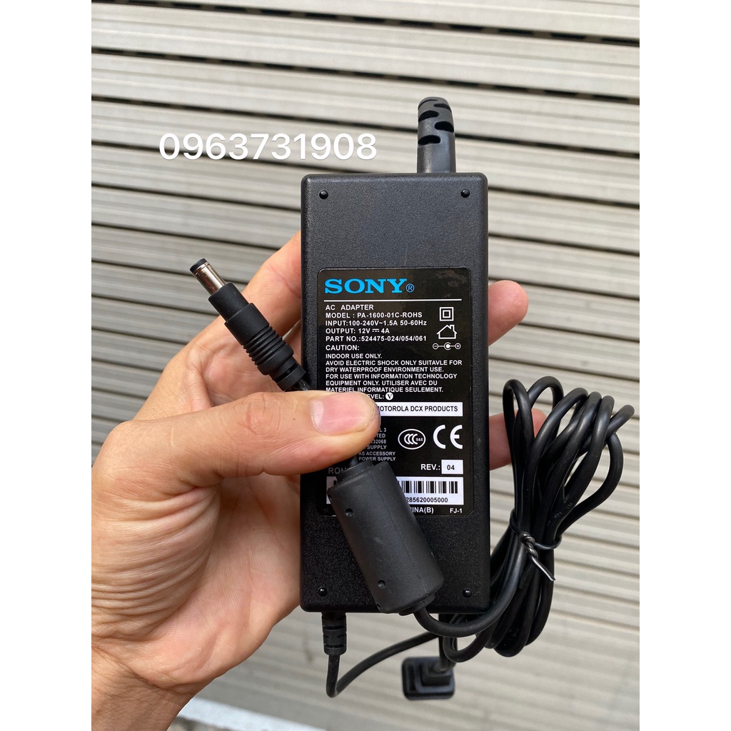 Nguồn adapter 12V-4A Sony bóc thiết bị