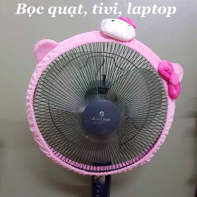 Bọc quạt, vi tính, laptop Hello Kitty