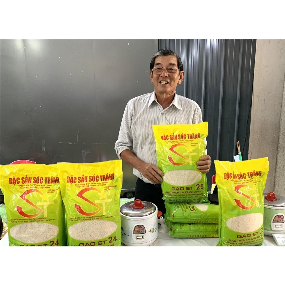 Gạo ST25 chính hiệu chú Hồ Quang Cua 5kg