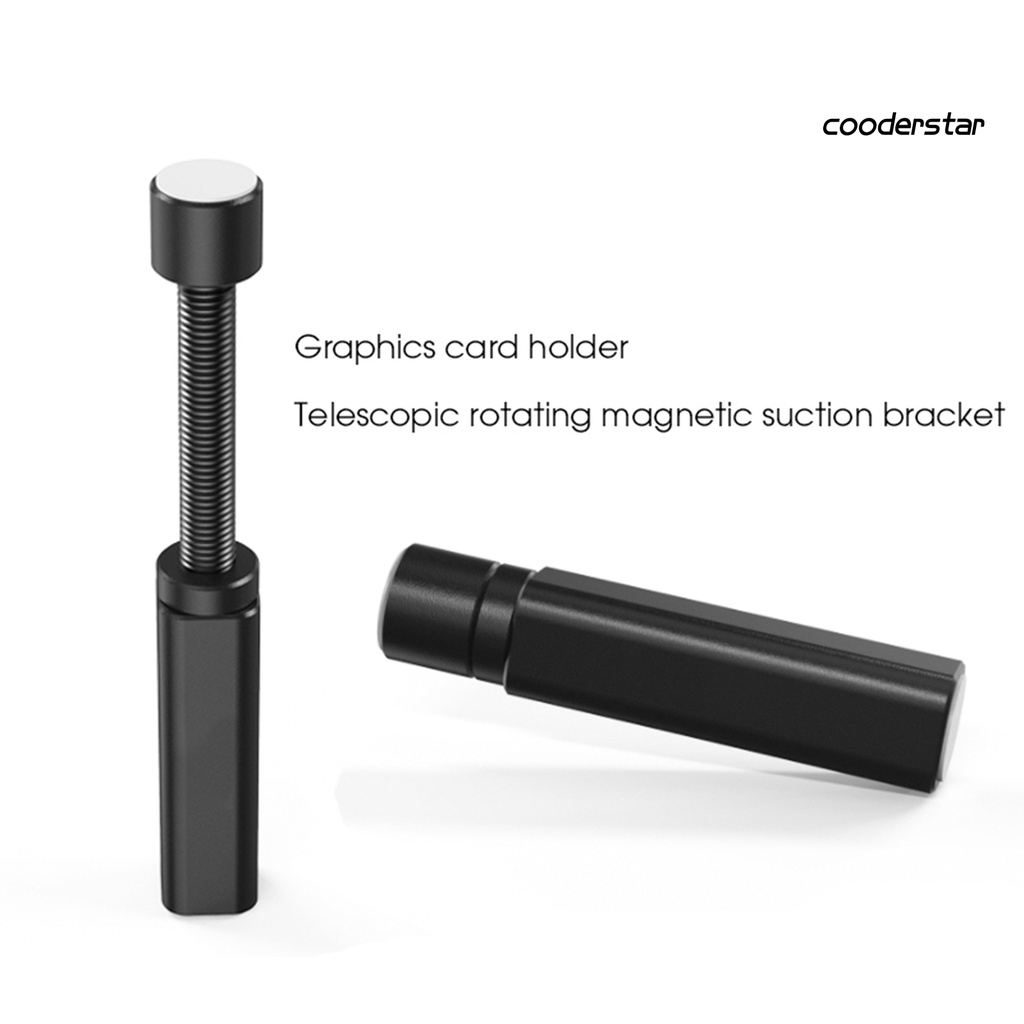 Giá Đỡ Card Đồ Họa Cood-Co Bằng Hợp Kim Nhôm Có Thể Thu Gọn Kèm Đế Đỡ Từ Tính Tiện Dụng Cho Máy Tính Để Bàn