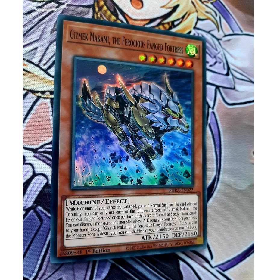 Thẻ Bài Yugioh Monster - Gizmek Makami, the Ferocious Fanged Fortress