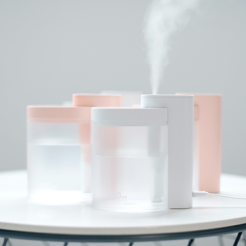 Xiaomi Mijia Sothing Air Humidifier Household Desktop Mute Air Purifier Geometric Electric Diffuser Water Nebulizer USB Charging