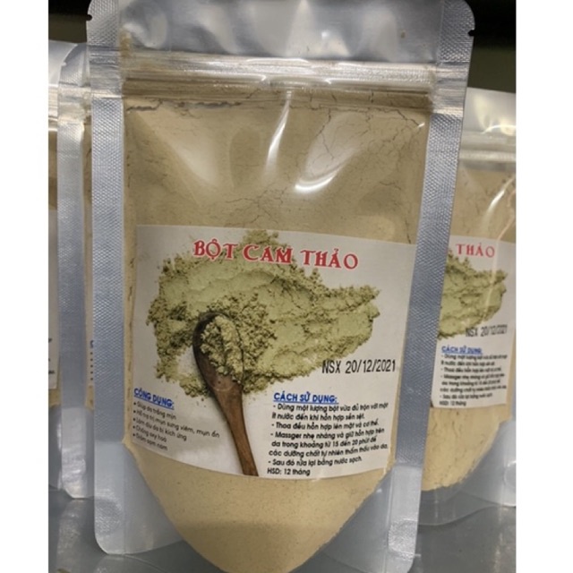 Bột cam thảo trắng da hiệu quả gói 100g