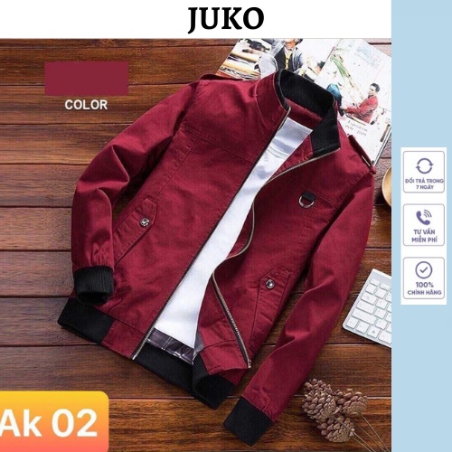 Áo khoác kaki nam hàn quốc form rộng cao cấp vải kaki đẹp độ bền cao không bai màu thời trang cao cấp_JUKO.VN