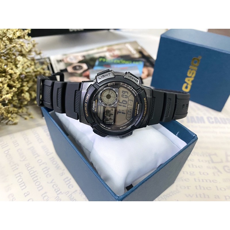 Đồng hồ nam dây nhựa Casio chính hãng Anh Khuê AE-1000W-1AVDF | WebRaoVat - webraovat.net.vn