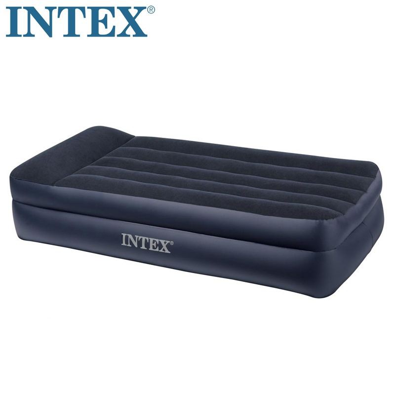 Giường bơm hơi INTEX chính hãng Thế hệ 2 Gối điện tích hợp sẵn Nệm đơn Đôi dày thêm đệm khí