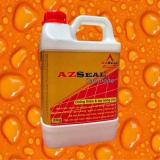 Keo chống thấm tạo bóng gạch đất nung, chất chống thấm tạo bóng gạch tàu - AZSeal Tạo Bóng - bình 2kg