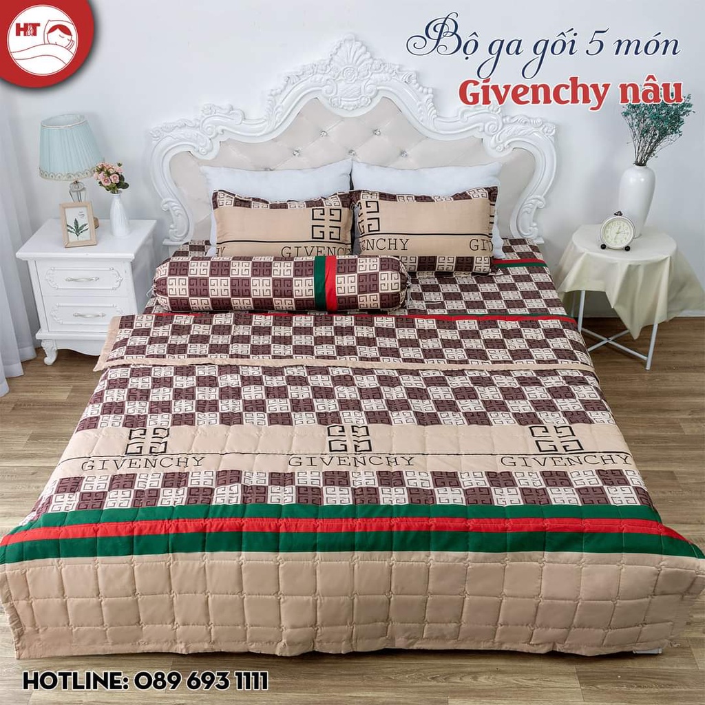 Bộ chăn hè trần bông ga gối 5 món poly cotton Hàn Quốc hàng loại 1 | BigBuy360 - bigbuy360.vn