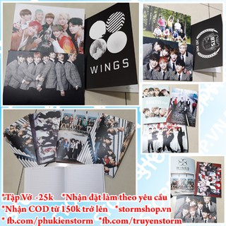 Tập Vở BTS -combo 2 quyển -50k