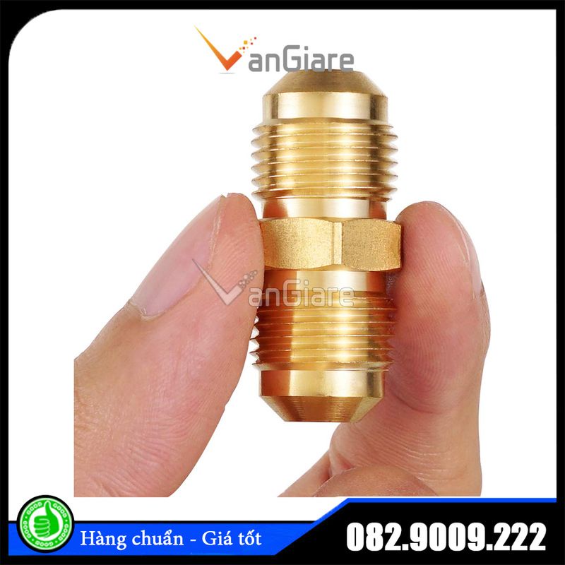 Nối 2 đầu côn lồi ống đồng 6mm 8mm 10mm 12mm 16mm 19mm, 2 đẫu lã