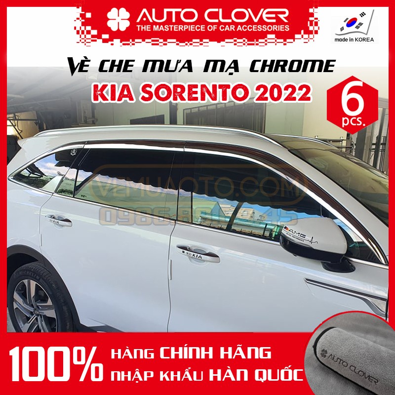 Vè che mưa KIA Sorento 2022 - Chính hãng Auto Clover Hàn Quốc