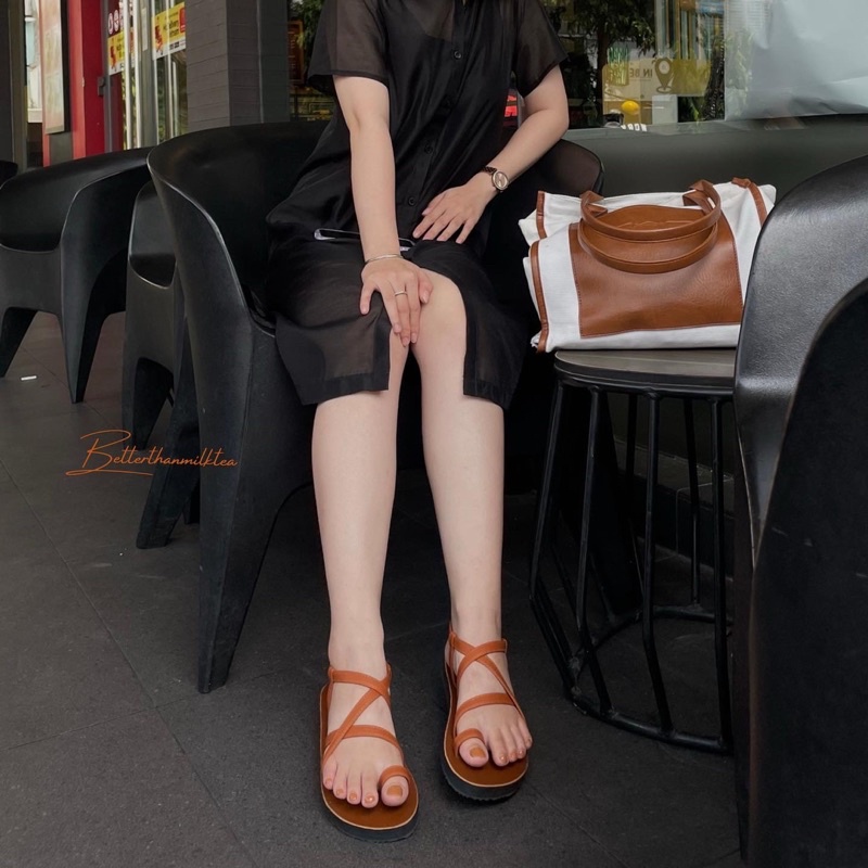 Giày sandals basic nhẹ nhàng Hàn Quốc