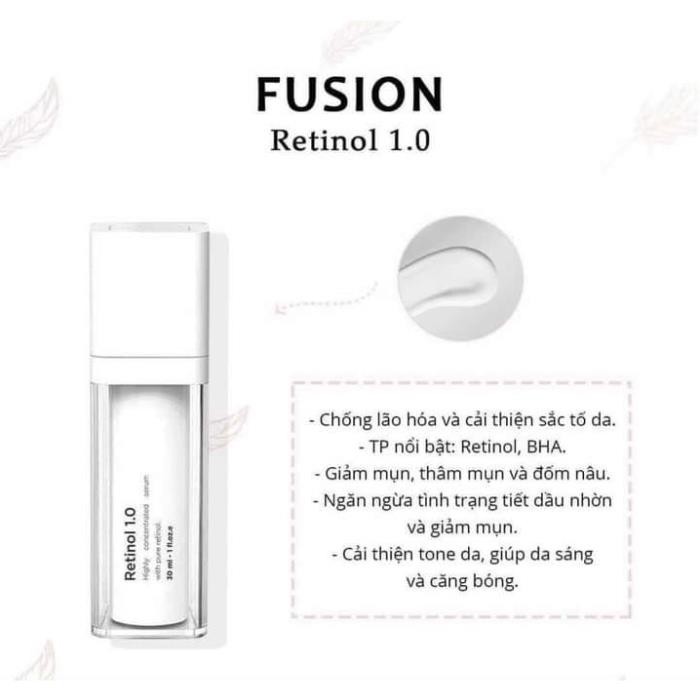 FUSION Retinol 1.0 – Kem Giảm Mụn, Chống Lão Hóa 30ml [ Nhập Khẩu Chính Hãng ] | BigBuy360 - bigbuy360.vn
