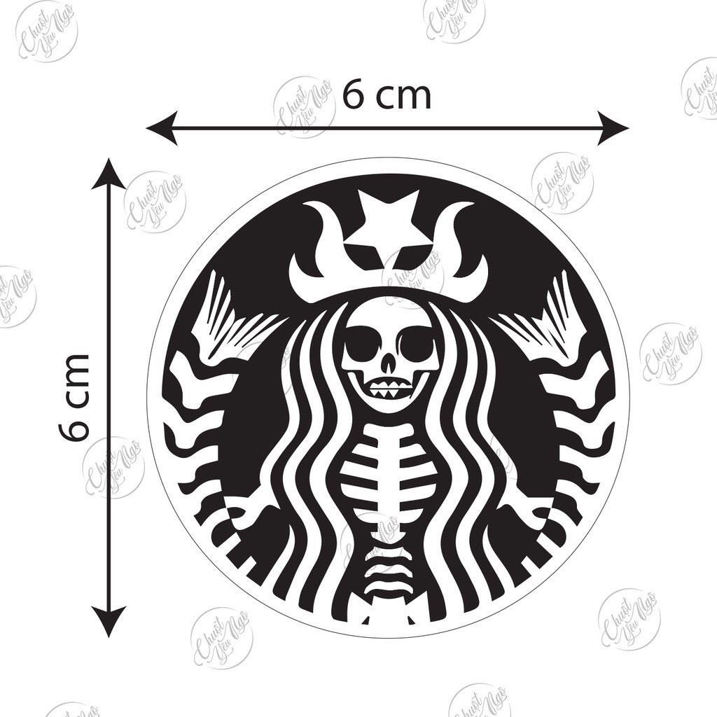 Combo 25 mẫu sticker hình dán decal chủ đề trắng đen Black White NT37