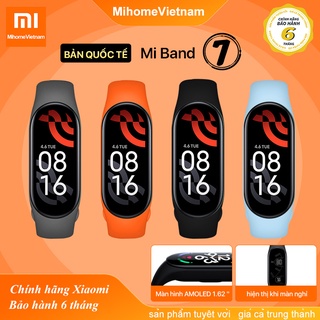 Bản Quốc Tế  Vòng tay theo dõi sức khoẻ Mi Band 8 Xiaomi mi band 7- Đồng