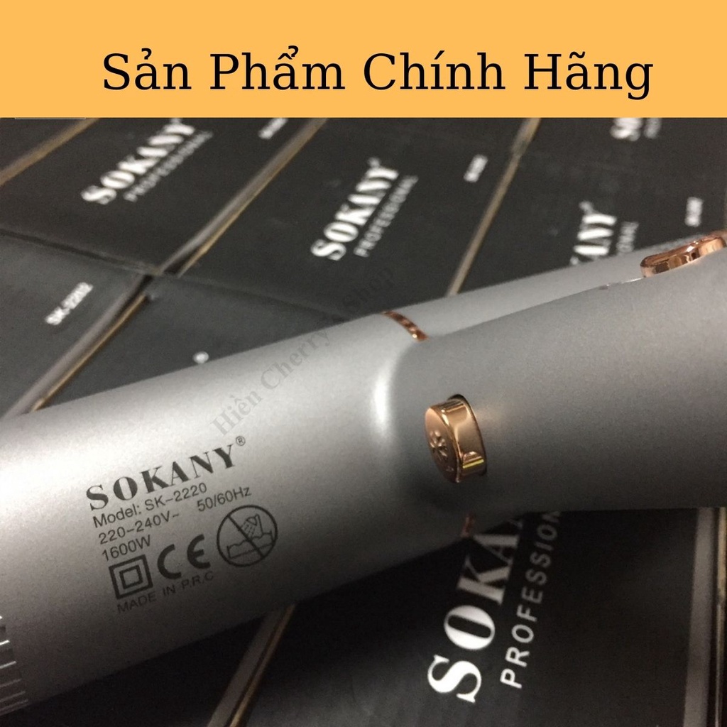 Máy Sấy Tóc Công Suất Lớn 2 Chiều Chính Hãng Sokany Bảo Hành 12 Tháng Đổi Mới