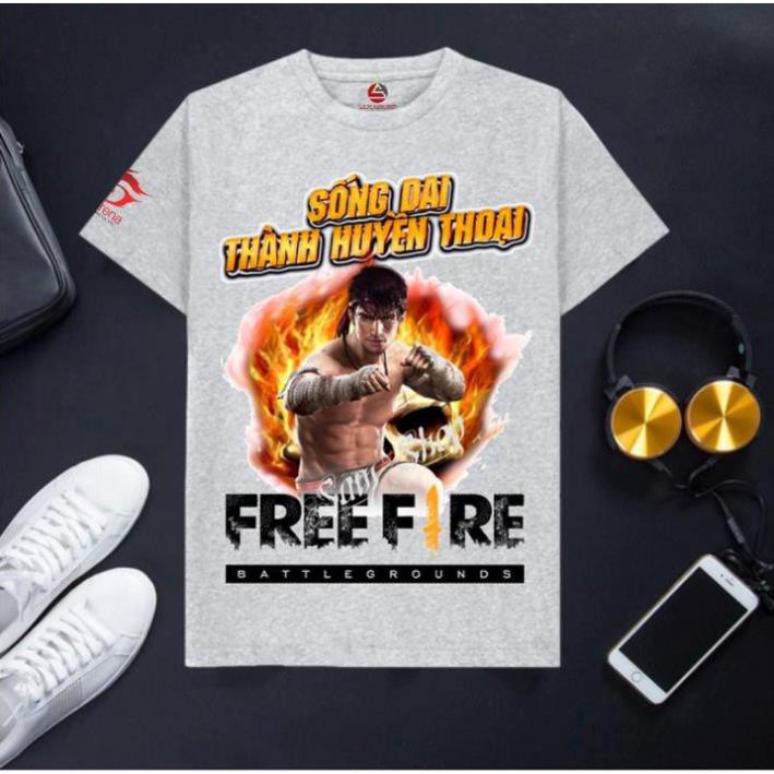 [Siêu hot] Áo thun in hình Free Fire giá siêu sock - Kla lửa