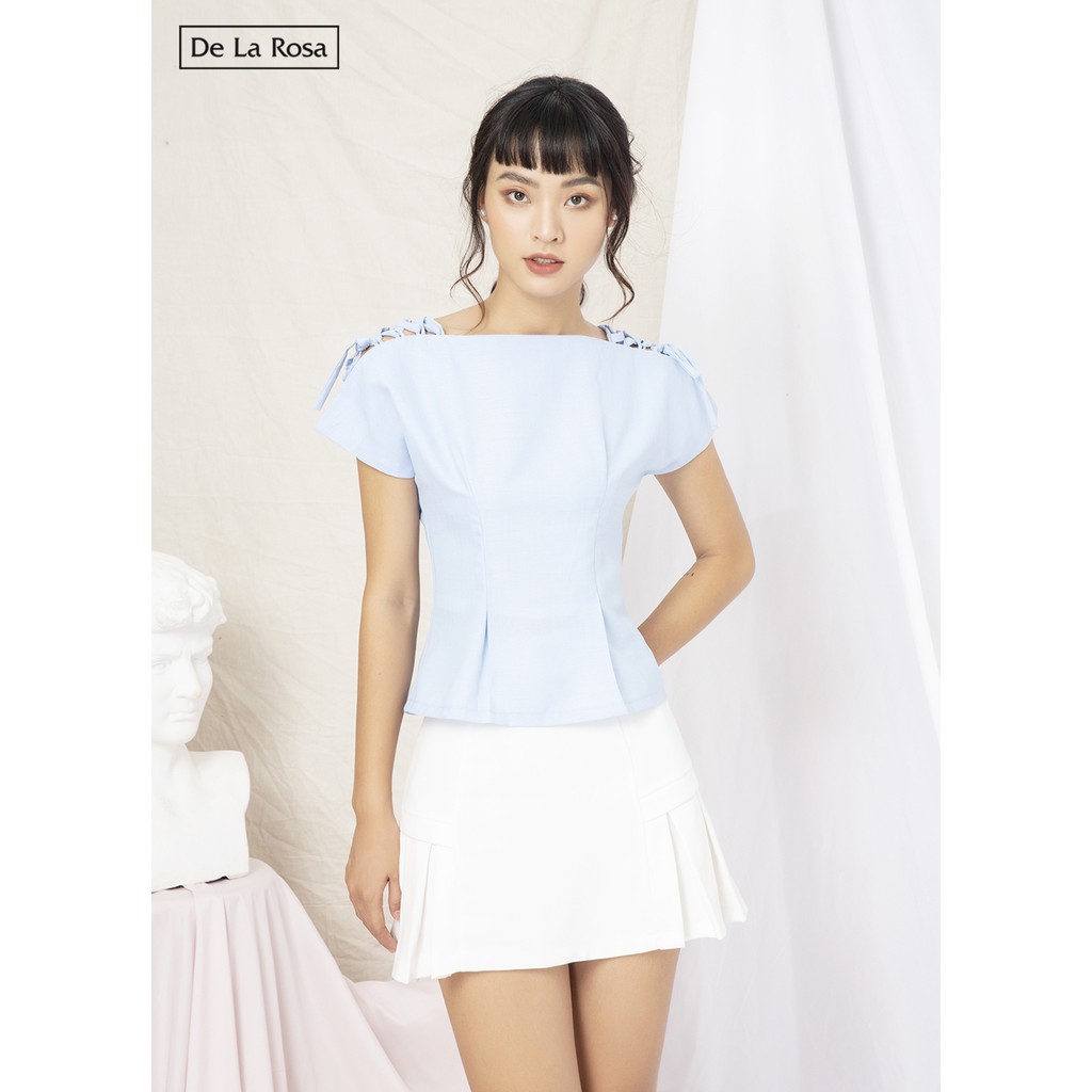 Chân váy trắng thiết kế rã túi xếp ly - De La Rosa | BigBuy360 - bigbuy360.vn