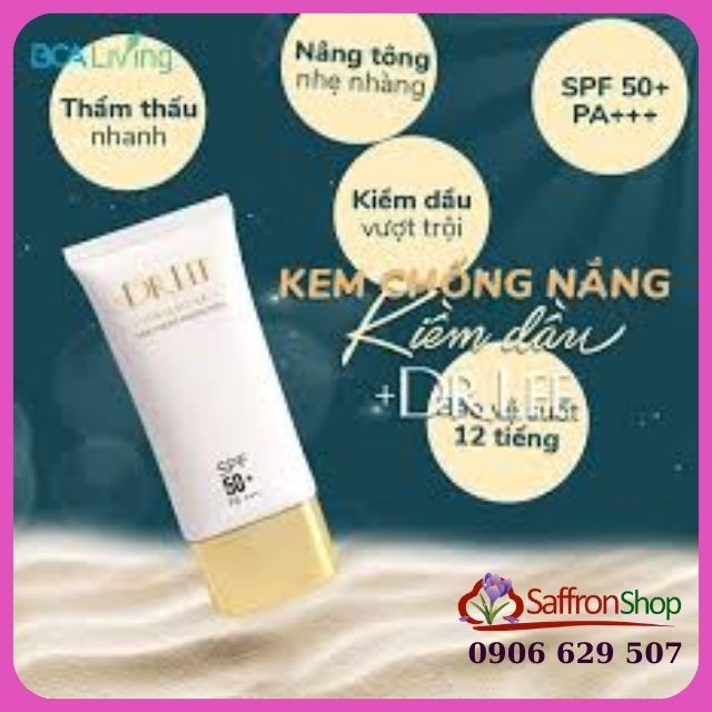 Kem chống nắng kiềm dầu dưỡng ẩm  +Dr.Lee SPF 50+ / PA+++ | BigBuy360 - bigbuy360.vn