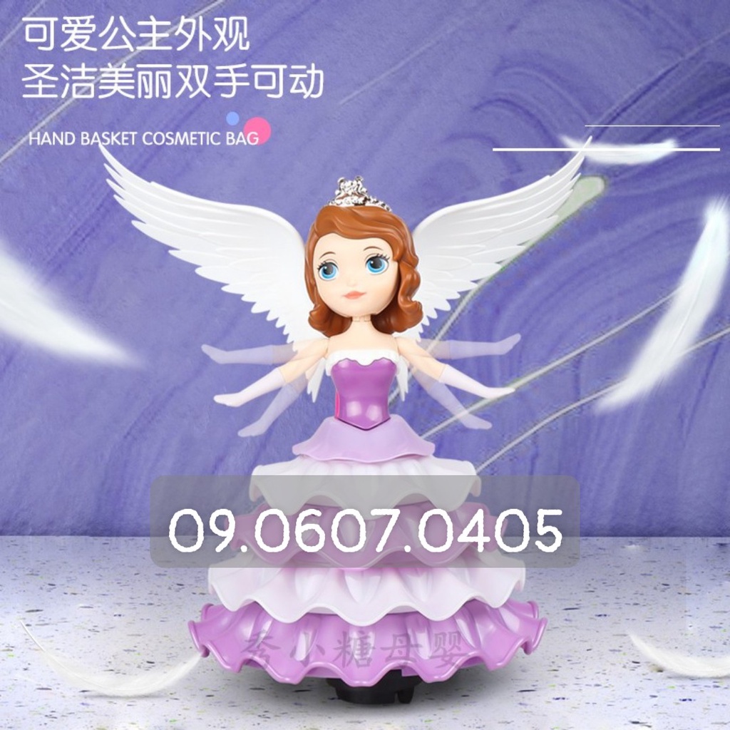 Sỉ lẻ đèn lồng Trung Thu Nhâm Dần 2022 - Công chúa Sofia - Princesa Sofía lắp pin có nhạc có đèn led nhiều màu