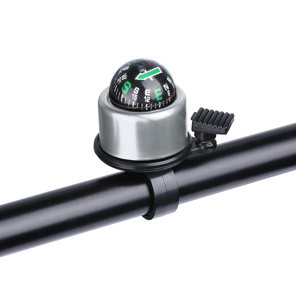 Chuông Xe Đạp Kèm La Bàn Thiết Kế Mới Tiện Lợi Dễ Sử Dụng