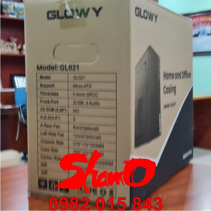 Vỏ case PC Gloway GL021 ( Micro-ATX )– Hàng Chính Hãng – Bảo hành 1 năm