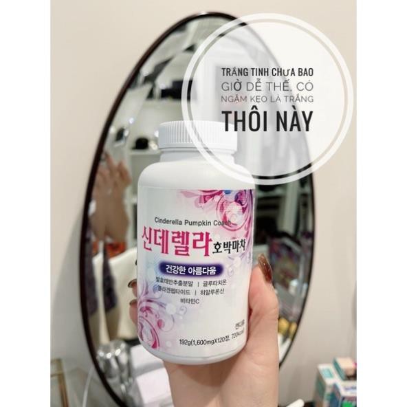 KẸO NGẬM TRẮNG DA CINDERELLA PUMPKIN COACH HÀN QUỐC