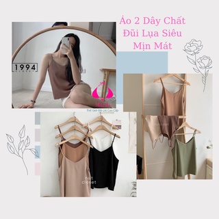 Áo 2 Dây Chất Đũi Lụa Siêu Mịn Mát, Không Bai Nhão Marily Store