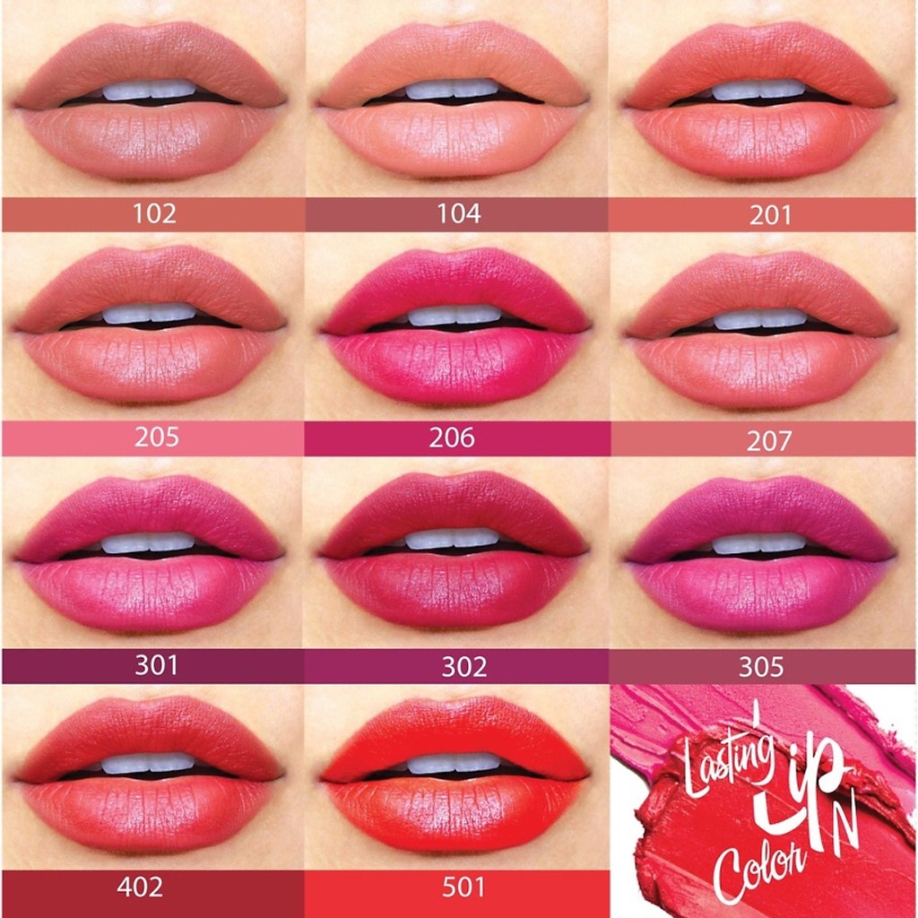 Son thỏi - Lasting Lip Color N-3.9g các màu - Cezanne - 100% tự nhiên, không chứa chì | BigBuy360 - bigbuy360.vn