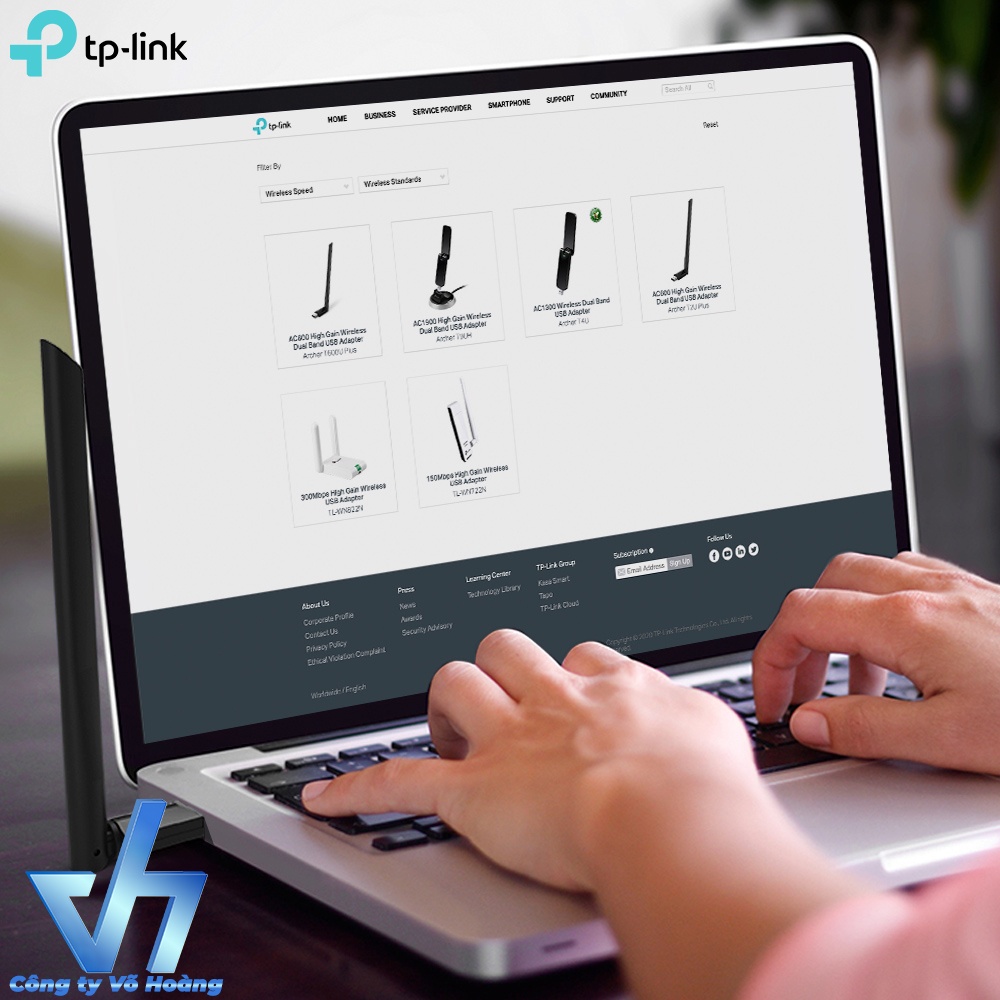 USB thu wifi 2 băng tần tốc độ cực cao TP-Link Archer T3U-Plus chuẩn AC1300 256-QAM