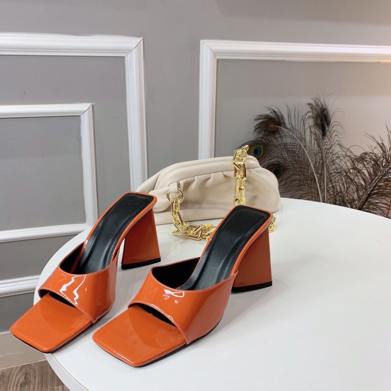 ❄️NEW HOT 2022❄️ Guốc da gót tam giác 9cm