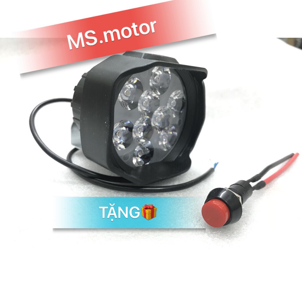 ĐÈN TRỢ SÁNG XE MÁY L5 6 LED LẮP XE MÁY - XE ĐẠP ĐIỆN / MS.MOTOR