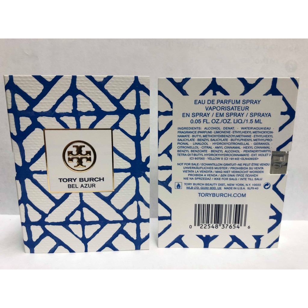 Lịch sử giá Mẫu thử - nước hoa tory burch bel azur edp  số 1 cập nhật  3/2023 - BeeCost