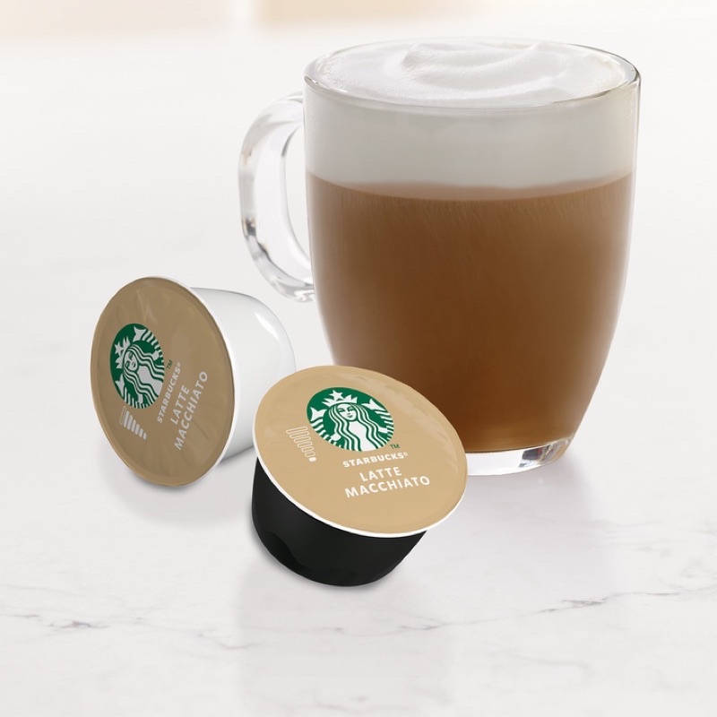Hộp 12 viên nén cà phê Starbucks pha máy DOLCE GUSTO, DATE 03/2024-10/2024