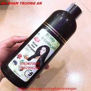 Dầu gội đen tóc bồ kết thiên nhiên