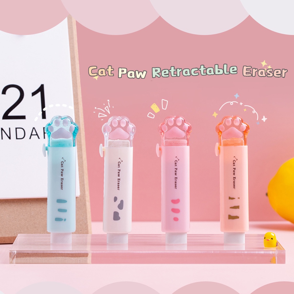 Bút xóa có thể thu vào dễ thương Bút xóa nhỏ dễ thương Cao su sáng tạo Văn phòng phẩm Học sinh Đồ dùng học tập