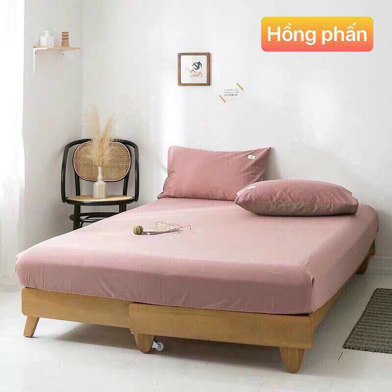 Bộ ga gối cotton đũi tici cao cấp HASUKO mẫu mới đủ màu đủ kích thước m2 .m4 .m6 .m8 .2m2 | BigBuy360 - bigbuy360.vn