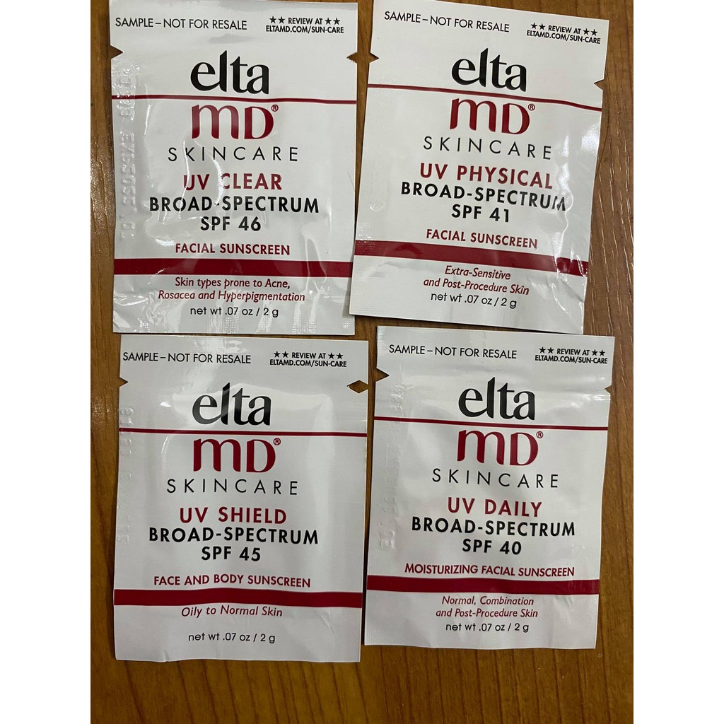 [Sample 2g] Kem chống nắng Elta MD SPF 46 - SPF 41 - SPF 40 - SPF 44 - SPF 45