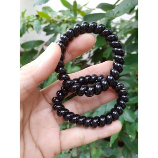 Combo 50 cột tóc lò xo màu đen loại to